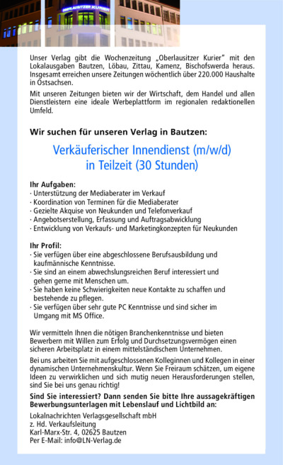  - Stellenmarkt