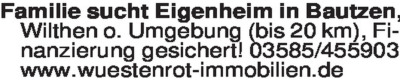 Immobiliengesuche - Wohnhäuser