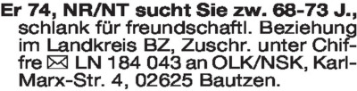 Fundgrube - Er sucht Sie