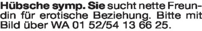 Fundgrube - Sie sucht Sie
