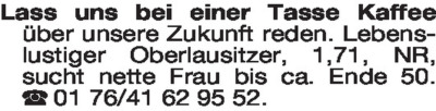 Fundgrube - Er sucht Sie