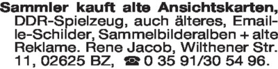 Fundgrube - Kaufgesuche