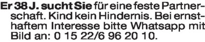 Fundgrube - Er sucht Sie
