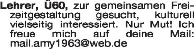 Fundgrube - Sie sucht Ihn