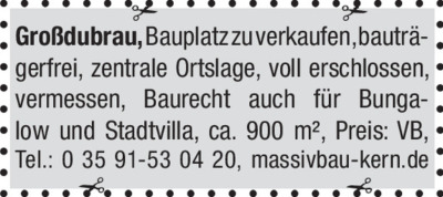 Immobilienangebote - Grundst&uuml;cke