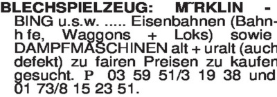 Fundgrube - Kaufgesuche