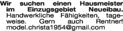 Stellenmarkt - Stellenangebote