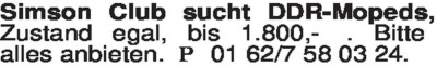 Fundgrube - Kaufgesuche