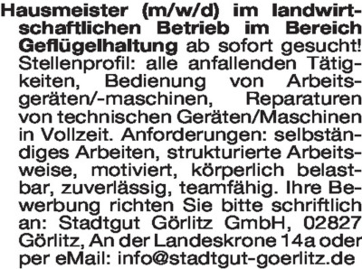 Stellenmarkt - Stellenangebote