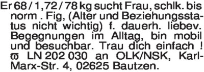 Fundgrube - Er sucht Sie