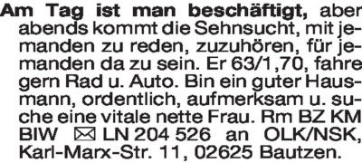 Fundgrube - Er sucht Sie