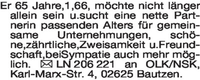 Fundgrube - Er sucht Sie