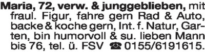 Fundgrube - Bekanntschaften