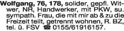 Fundgrube - Bekanntschaften