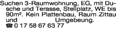 Mietgesuche - Wohnungen