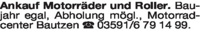 Fahrzeuggesuche - Motorräder