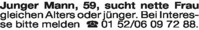 Fundgrube - Er sucht Sie
