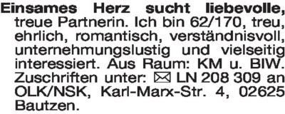 Fundgrube - Er sucht Sie