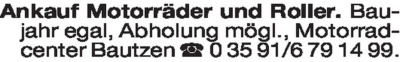Fahrzeuggesuche - Motorräder
