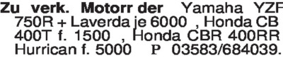 Fahrzeugverkäufe - Motorräder