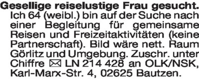Fundgrube - Bekanntschaften