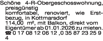 Vermietung - Wohnungen