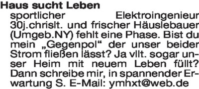 Fundgrube - Er sucht Sie