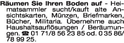 Fundgrube - Kaufgesuche