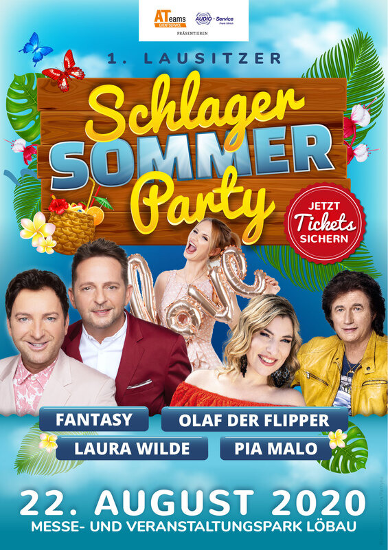 Die 1. Schlager-Sommer-Party mit Fantasy uvm. - mit Pia Malo, Laura Wilde, Olaf dem Flipper