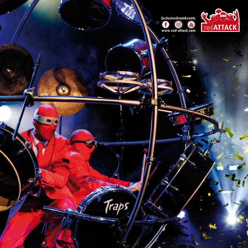 redATTACKs Drumshow theGLOBE - Die Show mit rhythmischem Überschallknall