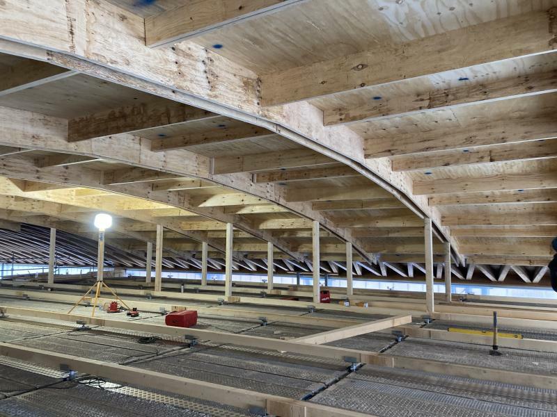 Cunewalde: Turnhalle wird wieder aufgebaut