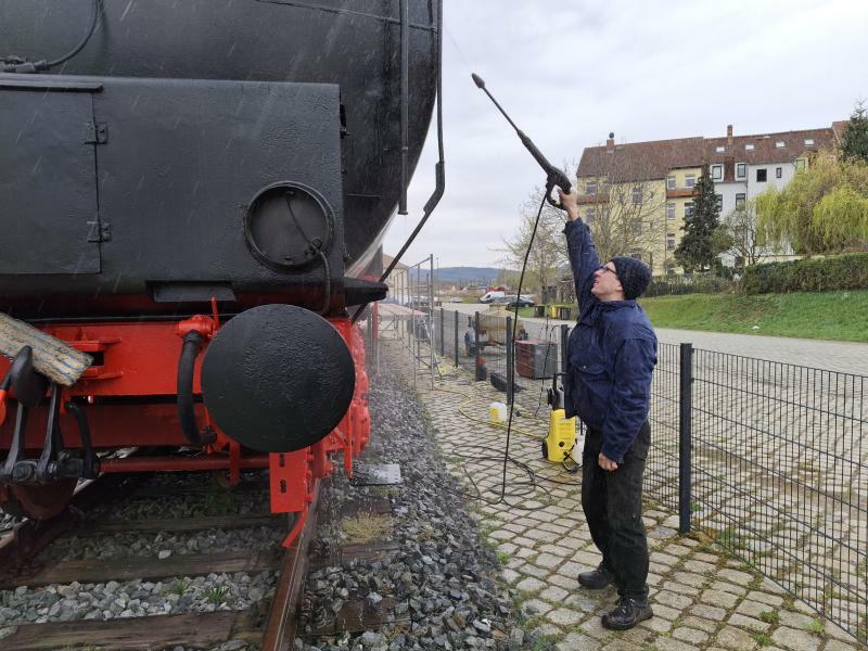 Dampflok erstrahlt bald im neuen Glanz
