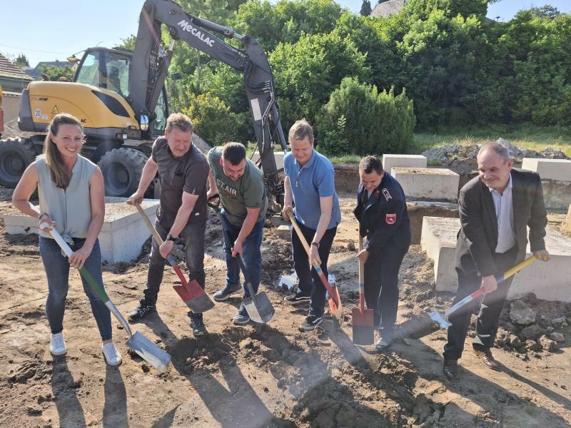 Baubeginn für neues Feuerwehrhaus