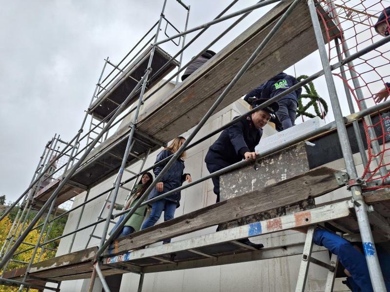 Richtfest für das neue Feuerwehrhaus in Prietitz 