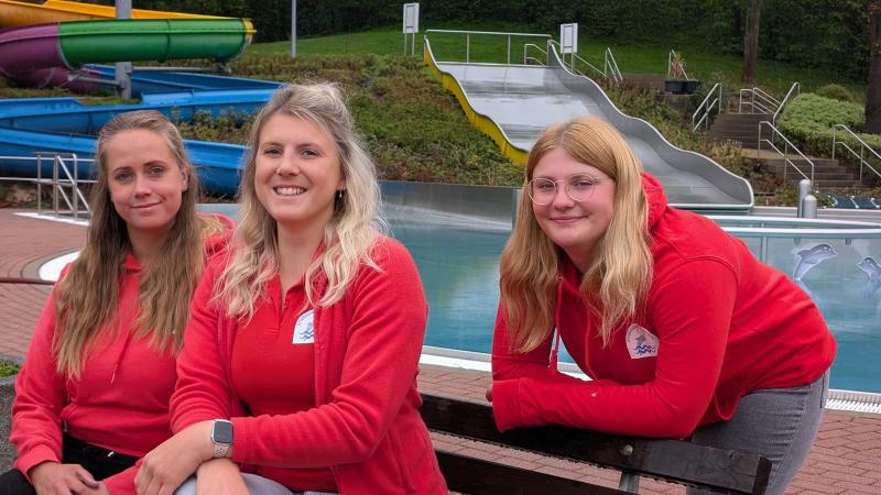 In Cunewalde wird schon angebadet