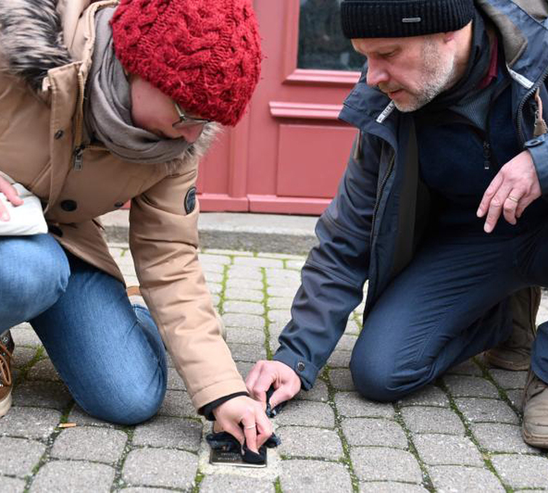 Stolpersteine für die Familie Valentin