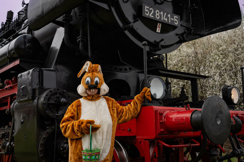 Mit Volldampf zum Osterhasen