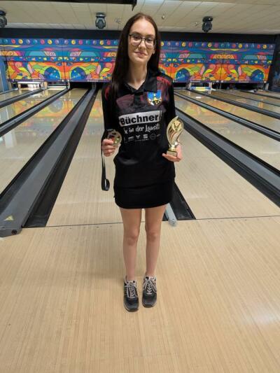 Emily Kim Beute mit Gold