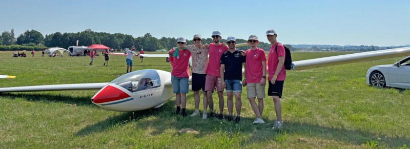 Rückenwind bei Segelfliegern