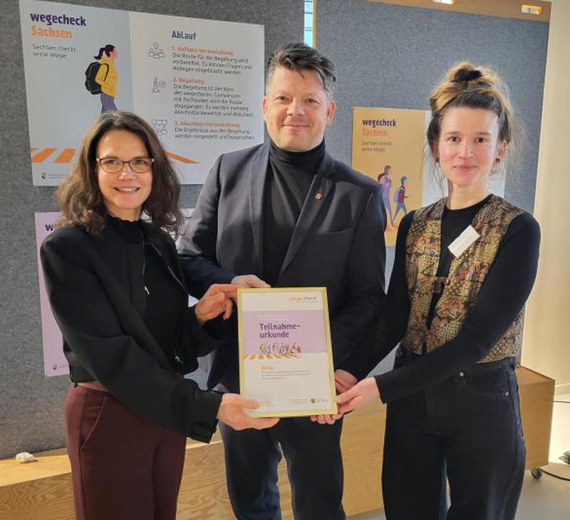 In Zittau: Besser zu Fuß unterwegs 