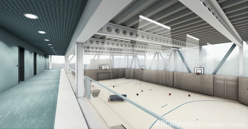 Neue Turnhalle für Allende-Schule in Bautzen