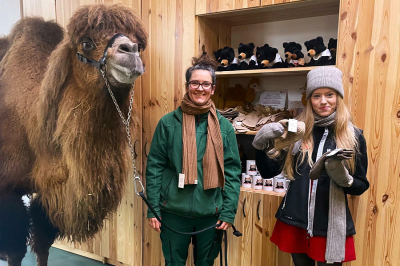 Tierparkprodukte helfen, warm durch den Winter zu kommen