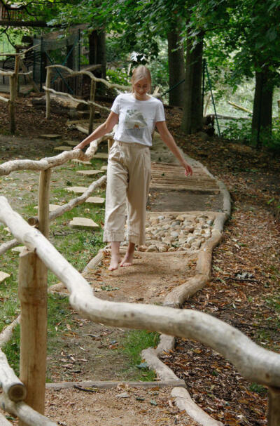 Barfuß durch den Görlitzer Tierpark wandeln