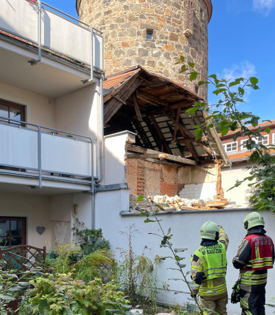 Haus stürzt bei der Nicolaipforte ein