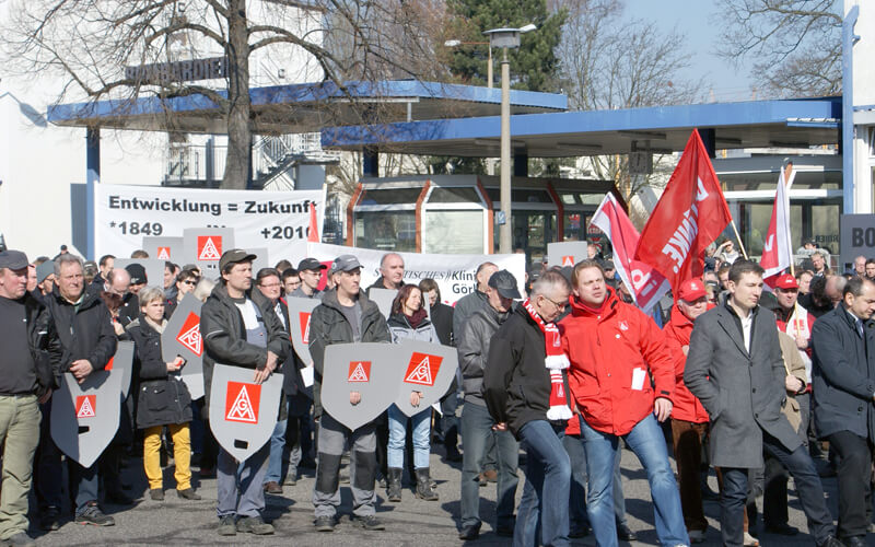 Die Mitarbeiter von Bombardier kämpfen