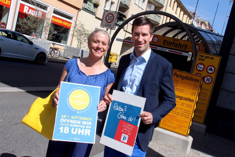 Kostenloses Parken im Kornmarkt-Center Bautzen