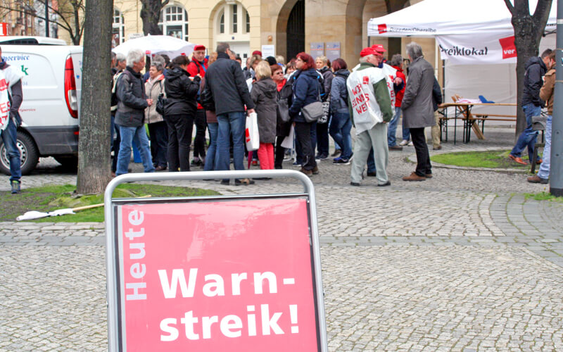 Verdi-Streik  in Bautzen