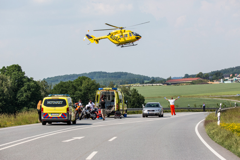 Motorradfahrer schwer verletzt