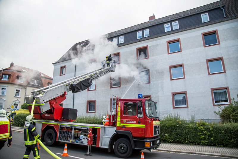 Wohnungsbrand in Bischofswerda