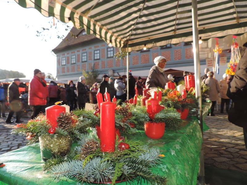 Eibauer Lichterweg entlang der B96